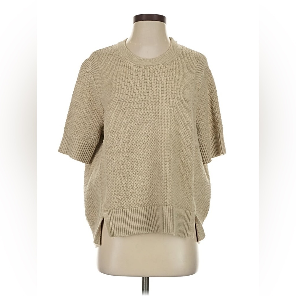 Like New! Banana Republic Textured Short-Sleeve Knit Relaxed Fit Sweater L